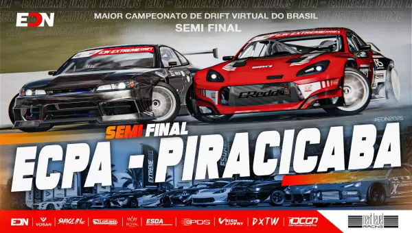 EDN 2025 Semi-Final – August 23rd and 24th at ECPA Piracicaba by Next Level Racing | Extreme Drift Nations
