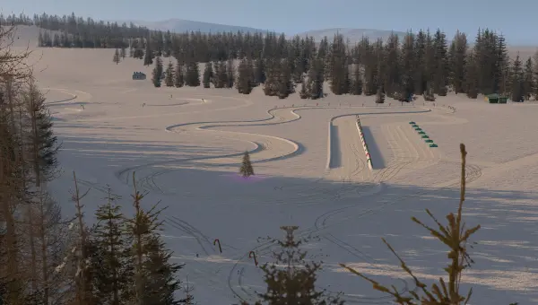 Ghost Lake Snow Drifting